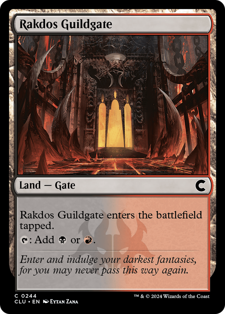 Rakdos Guildgate (CLU-244)  - Ravnica: Clue Edition