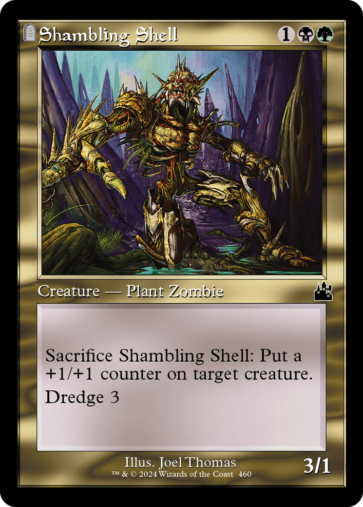 Shambling Shell (Retro Frame) (RVR-460)  - Ravnica Remastered: (tombstone)