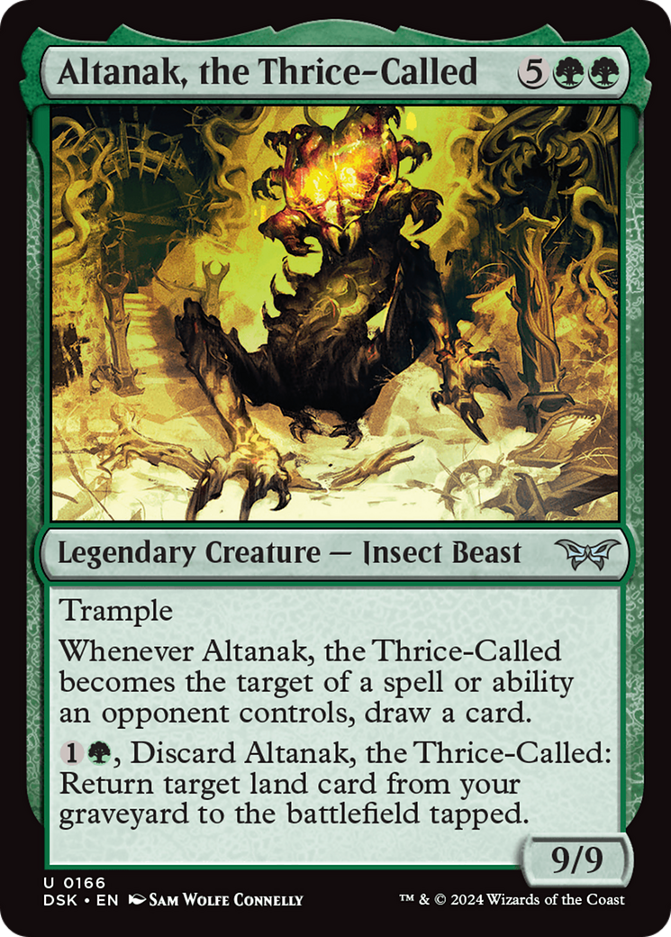 Altanak, the Thrice-Called (DSK-166)  Foil - Duskmourn: House of Horror