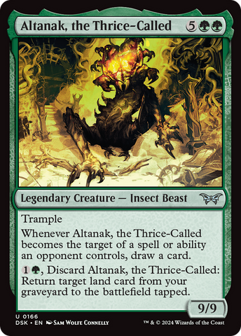 Altanak, the Thrice-Called (DSK-166)  - Duskmourn: House of Horror