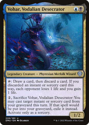 Vohar, Vodalian Desecrator (DMU-226)  Foil - Dominaria United
