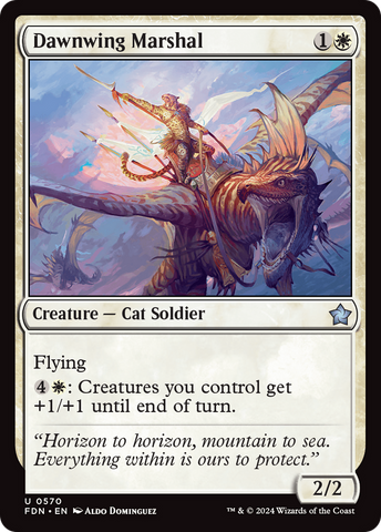 Dawnwing Marshal (FDN-570)  - Foundations