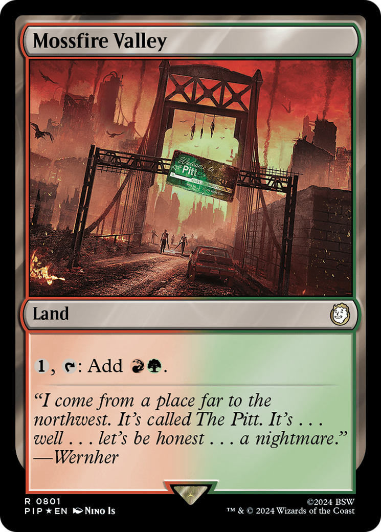 Mossfire Valley (Surge Foil) (PIP-801)  Foil - Fallout