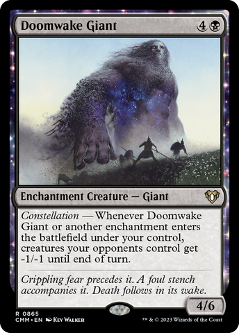 Doomwake Giant (CMM-865)  - Commander Masters: (enchantment)