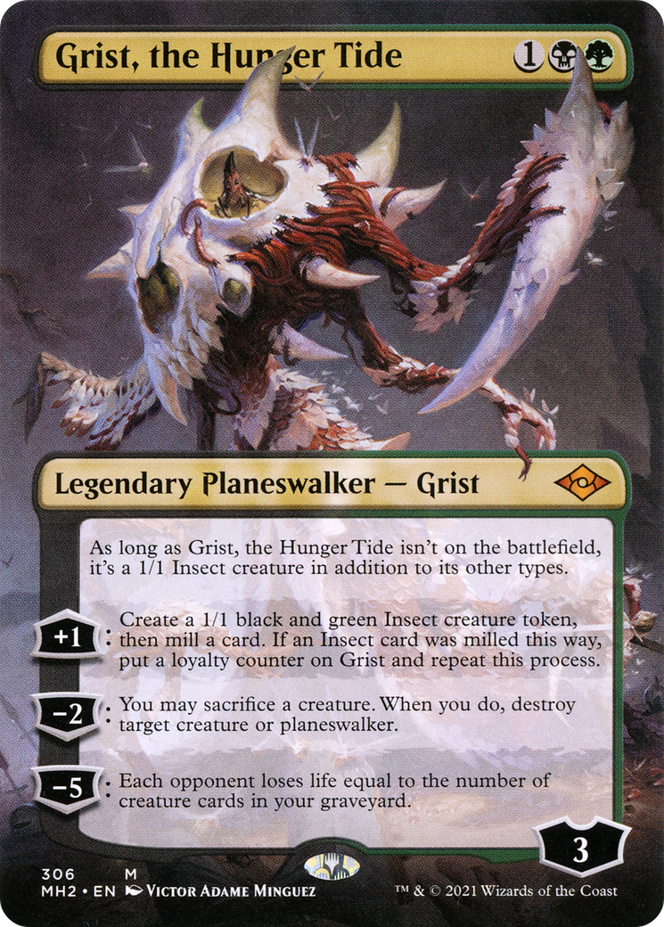 Grist, the Hunger Tide (Borderless) (MH2-306) - Modern Horizons 2 (Borderless)