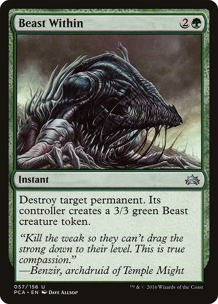 Beast Within (PCA-057)  - Planechase Anthology