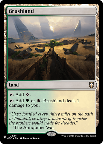 Brushland (M3C) (LIST-324)  - The List