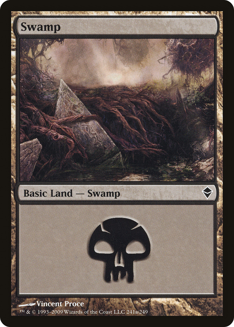 Swamp (241a) (ZEN-241A)  - Zendikar