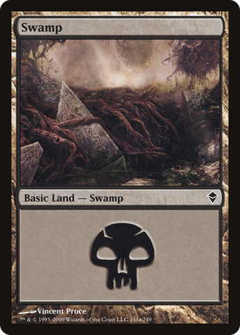 Swamp (241a) (ZEN-241A) - Zendikar