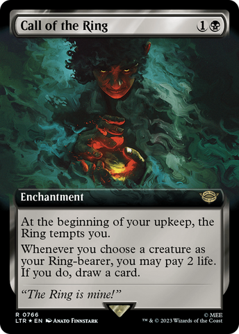 Call of the Ring (Extended Art) (Surge Foil) (LTR-766)  Foil - The Lord of the Rings: Tales of Middle-earth: (Extended Art)