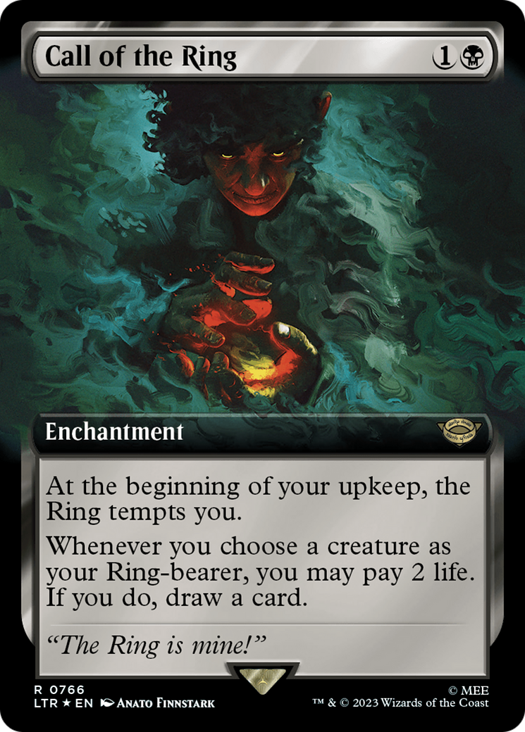Call of the Ring (Extended Art) (Surge Foil) (LTR-766)  Foil - The Lord of the Rings: Tales of Middle-earth: (Extended Art)