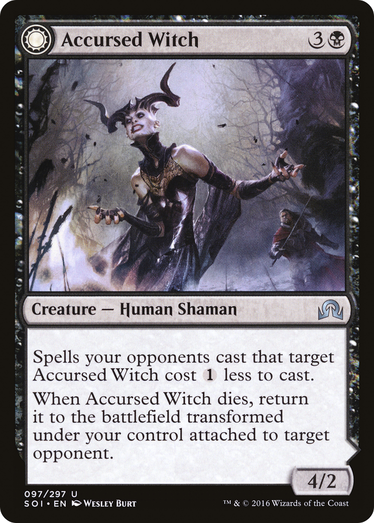 Accursed Witch (SOI-097)  - Shadows over Innistrad: (Double Faced Transform)