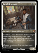 Loyal Retainers (CMM-465)  Etched Foil - Commander Masters