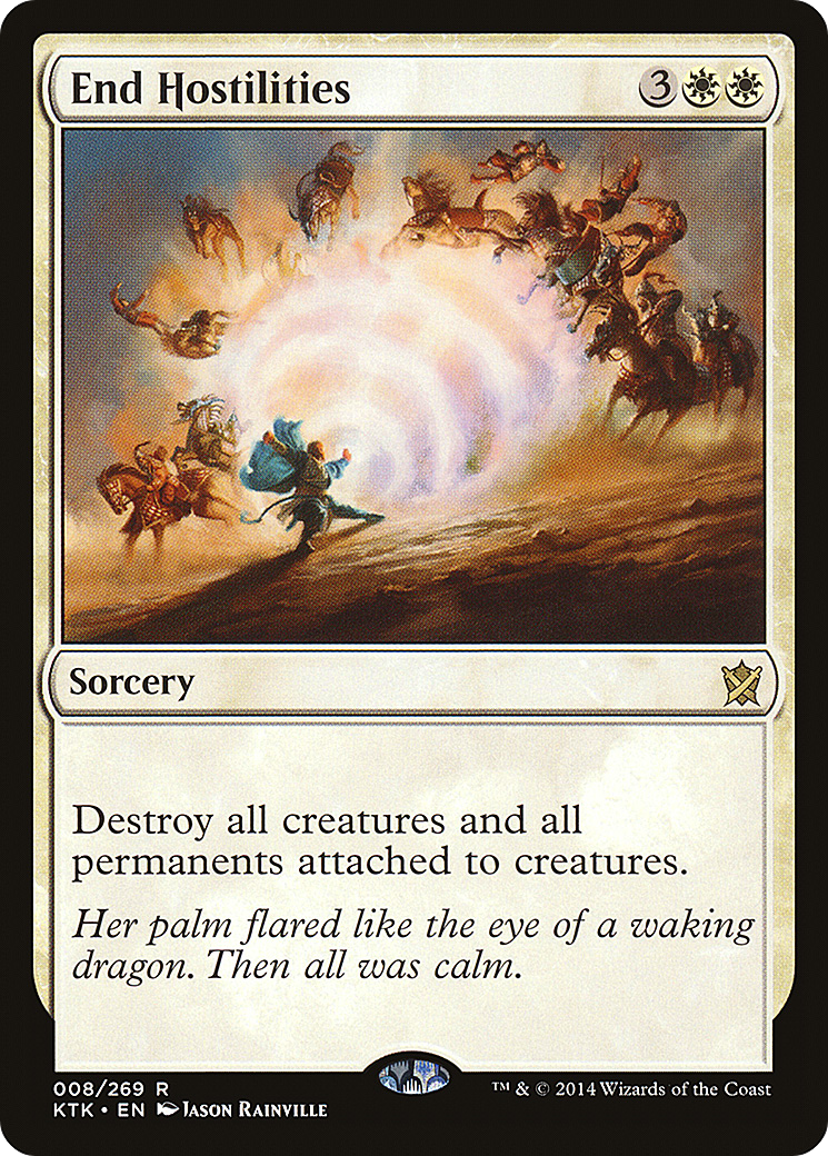 End Hostilities (KTK-008)  - Khans of Tarkir