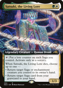 Satsuki, the Living Lore (Extended Art) (NEO-494)  Foil - Kamigawa: Neon Dynasty: (Extended Art)