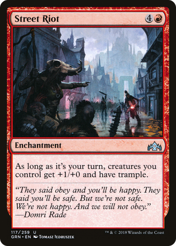 Street Riot (GRN-117)  - Guilds of Ravnica