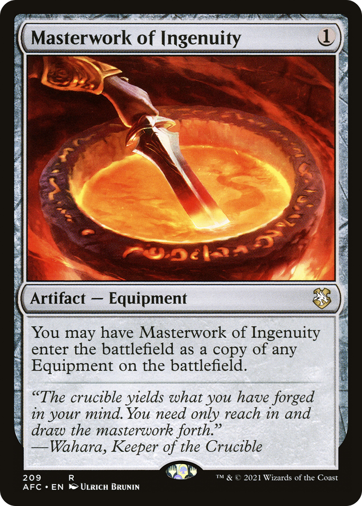 Masterwork of Ingenuity (AFC-209) - Adventures in the Forgotten Realms Commander