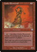 Cinder Elemental (MMQ-183)  - Mercadian Masques