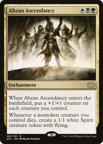 Abzan Ascendancy (2X2-165)  Foil - Double Masters 2022