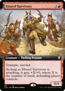 Elturel Survivors (Extended Art) (CLB-581)  Foil - Commander Legends: Battle for Baldur's Gate: (Extended Art)