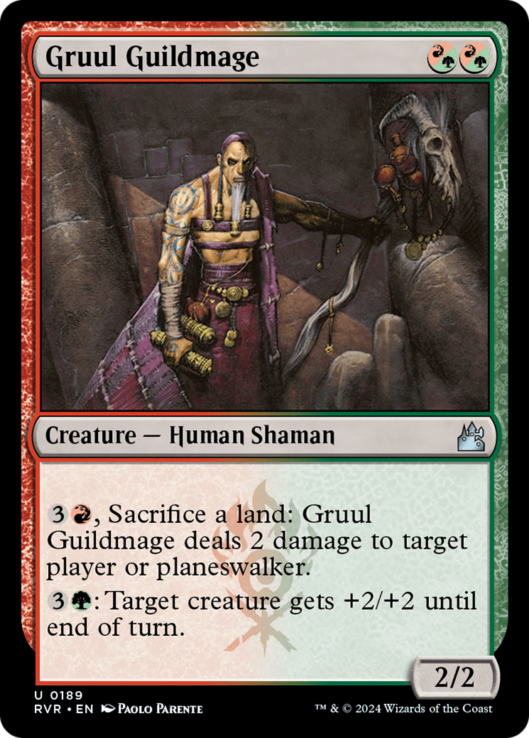 Gruul Guildmage (RVR-189)  - Ravnica Remastered