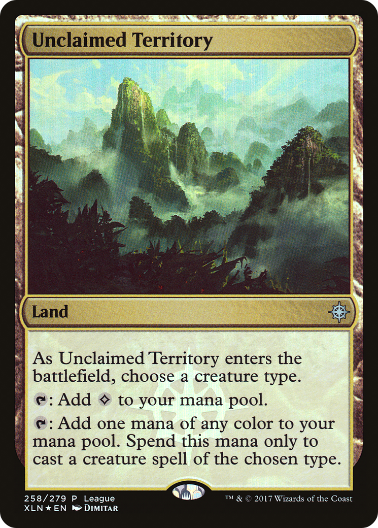 Unclaimed Territory (LEP-258)  Foil - Ixalan Promos