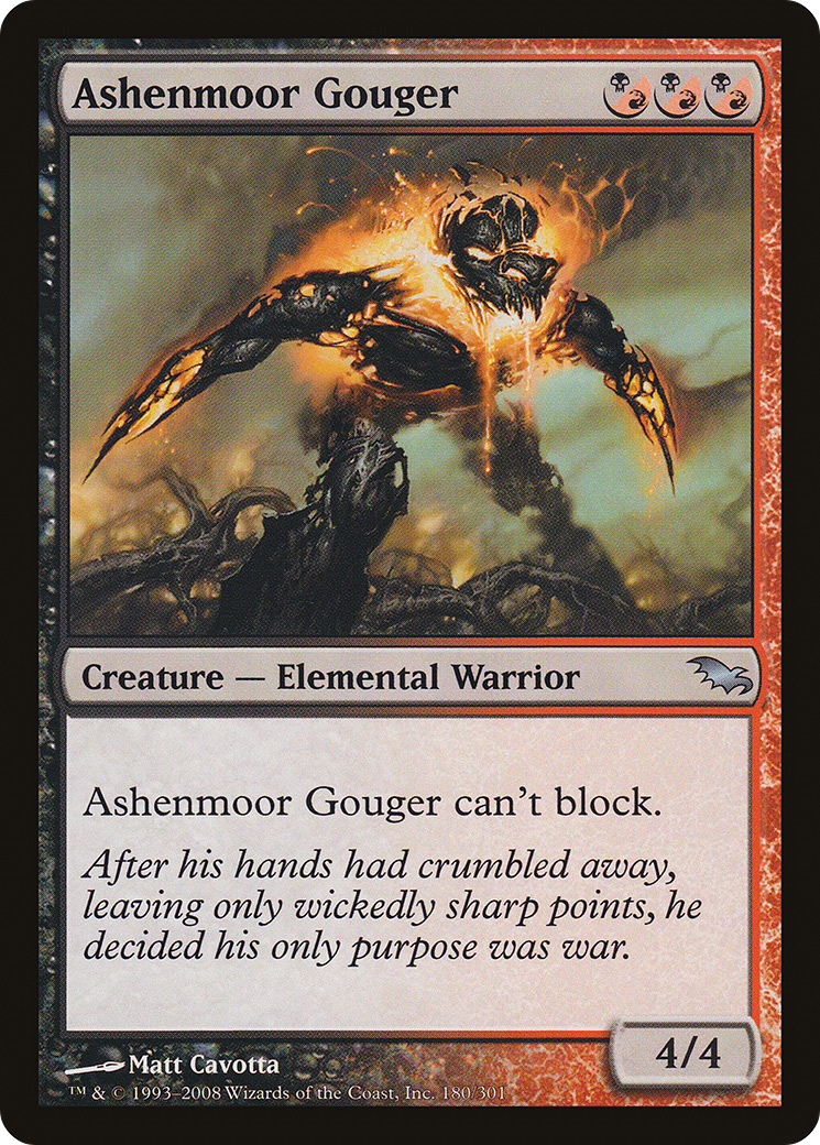 Ashenmoor Gouger (SHM-180)  - Shadowmoor