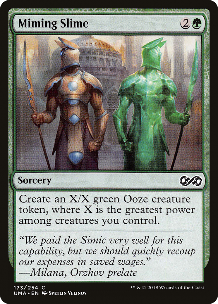 Miming Slime (UMA-173)  Foil - Ultimate Masters