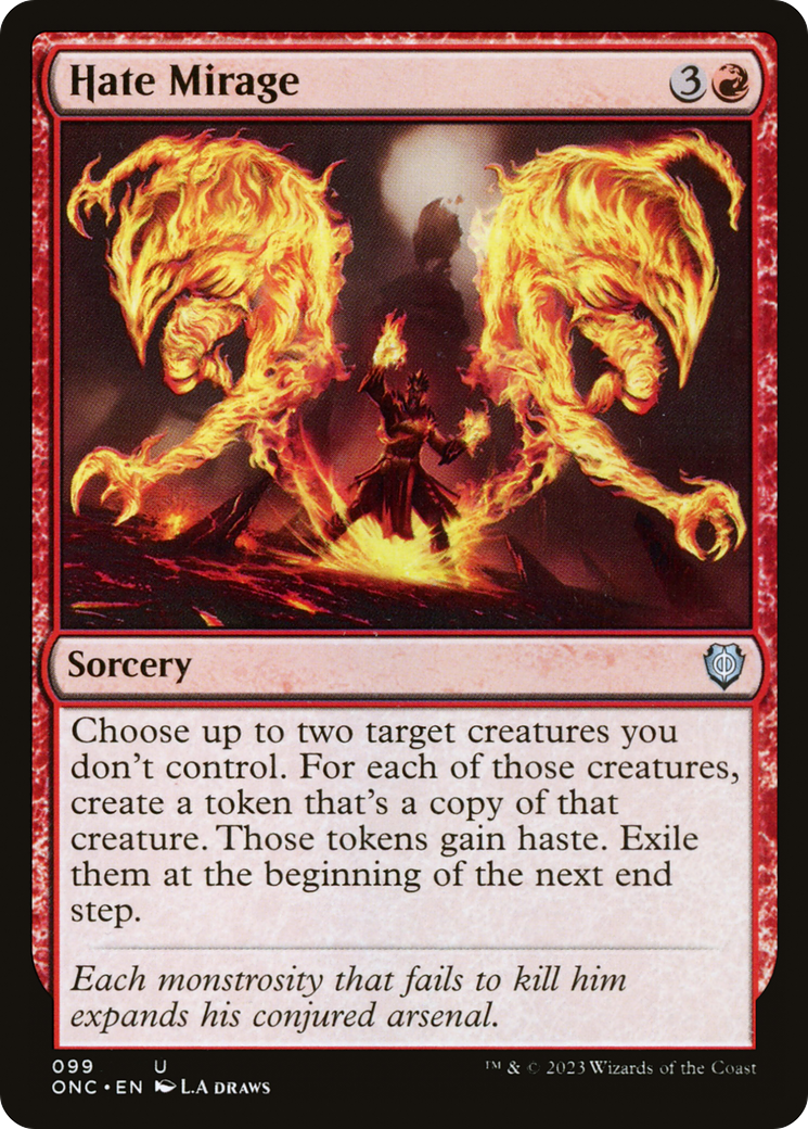 Hate Mirage (ONC-099)  - Phyrexia: All Will Be One Commander