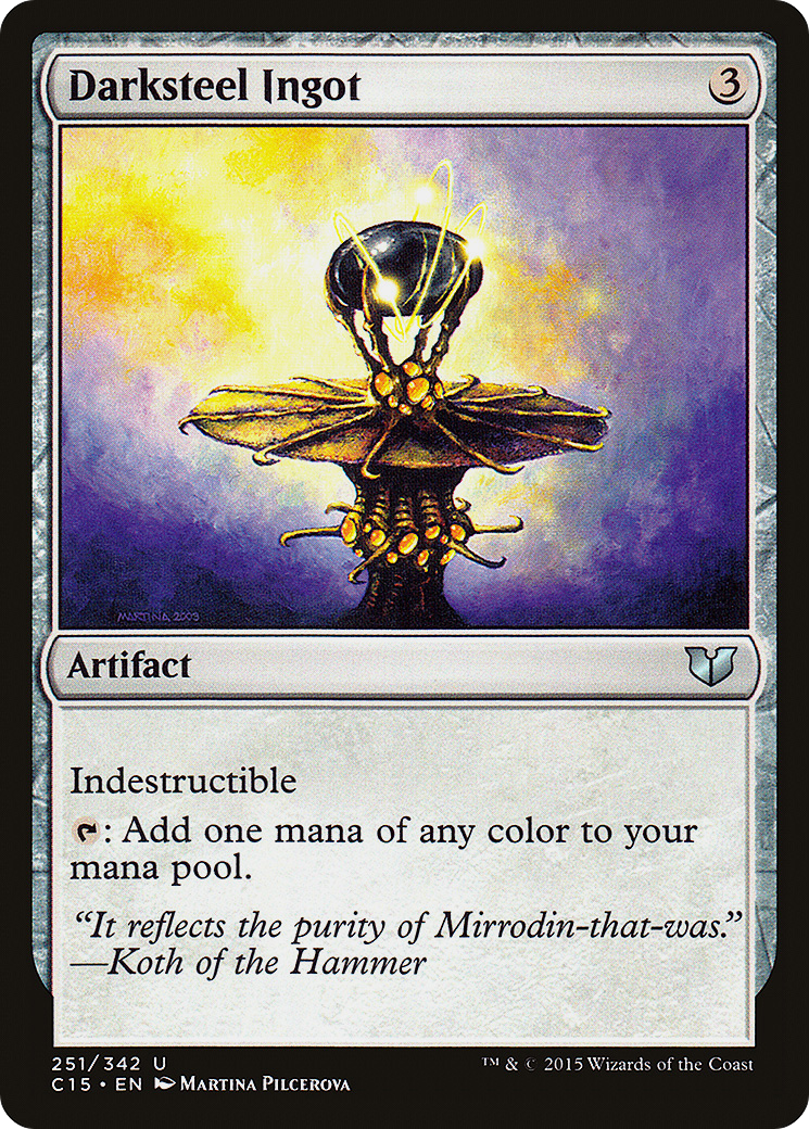 Darksteel Ingot (C15-251)  - Commander 2015
