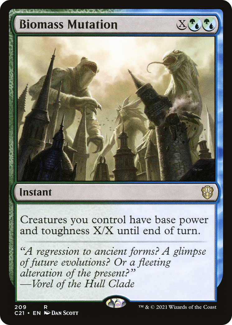 Biomass Mutation (C21-209)  - Commander 2021