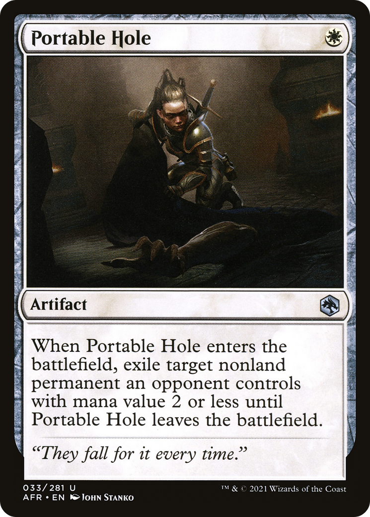 Portable Hole (AFR-033)  Foil - Adventures in the Forgotten Realms