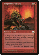 Bogardan Firefiend (WTH-)  - Weatherlight