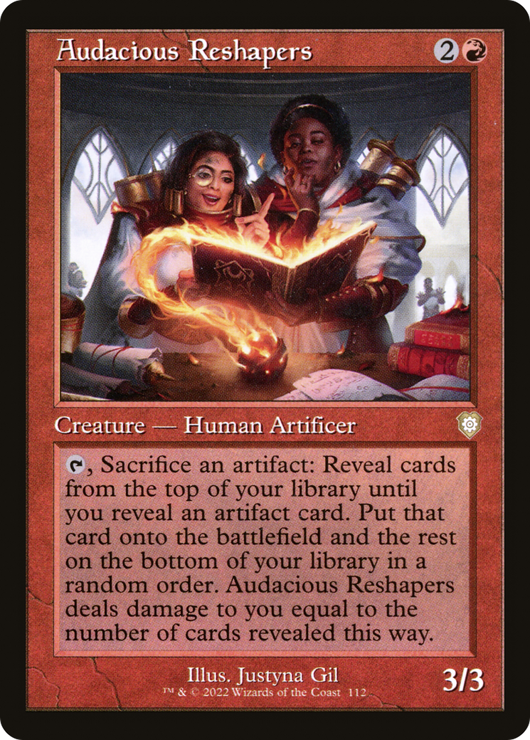 Audacious Reshapers (Retro Frame) (BRC-112)  - The Brothers' War Commander