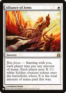 Alliance of Arms (LIST-4/318)  - The List