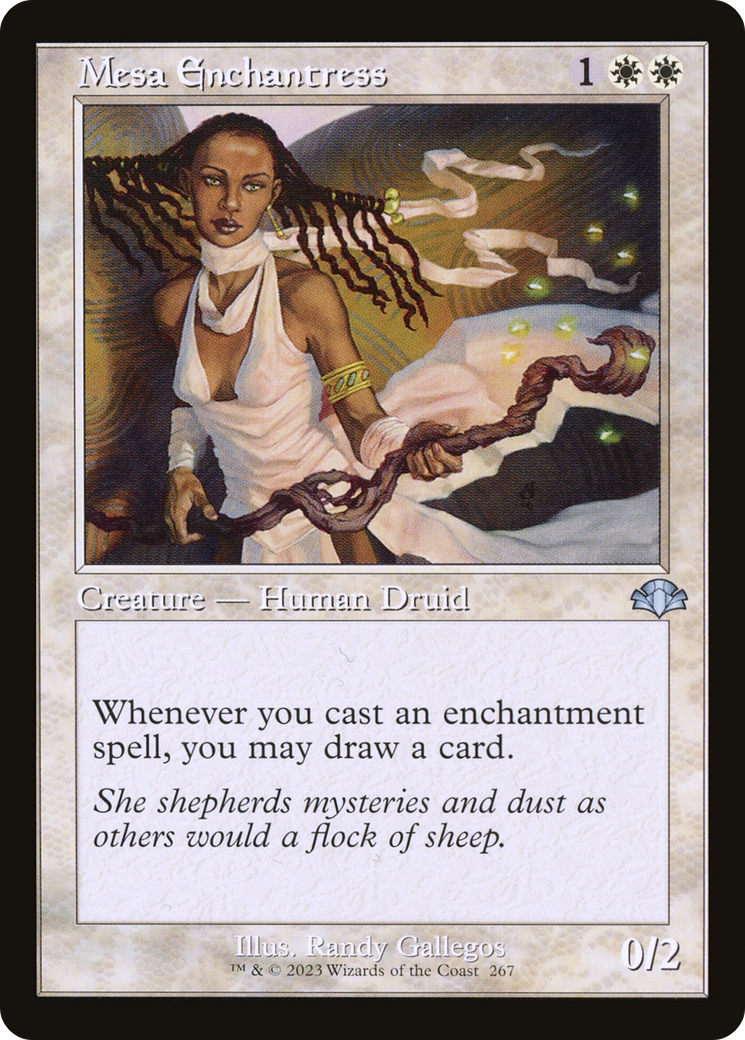 Mesa Enchantress (Retro Frame) (DMR-267)  - Dominaria Remastered