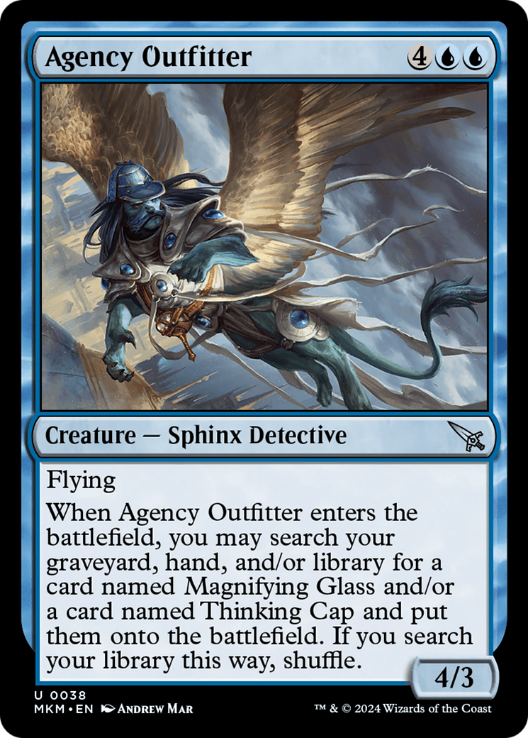 Agency Outfitter (MKM-038)  Foil - Murders at Karlov Manor