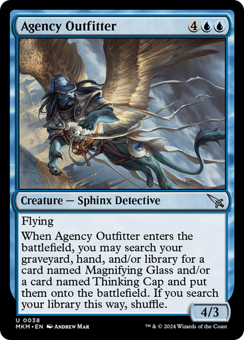 Agency Outfitter (MKM-038)  Foil - Murders at Karlov Manor