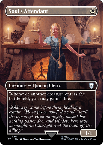 Soul's Attendant (Borderless) (LTC-520)  - Tales of Middle-earth Commander