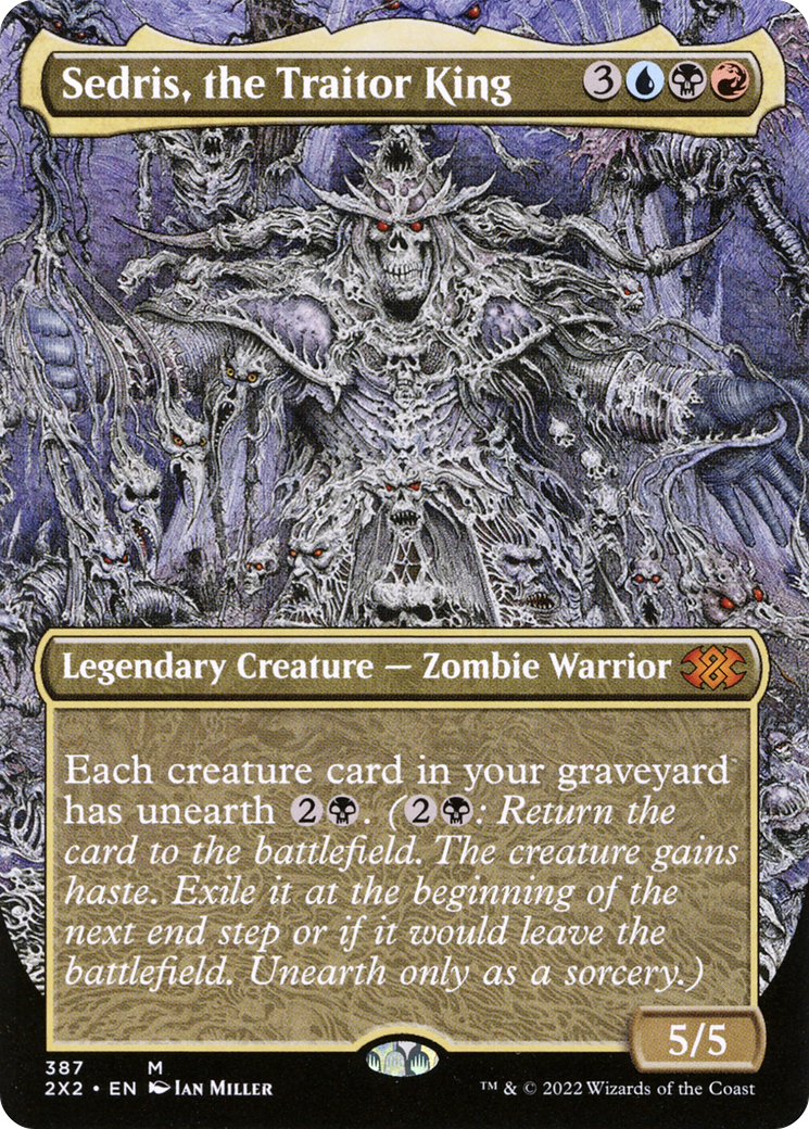 Sedris, the Traitor King (Borderless) (2X2-387)  Foil - Double Masters 2022