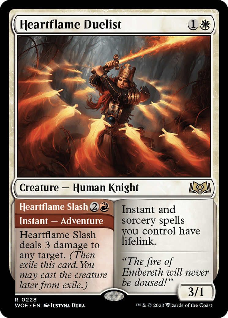 Heartflame Duelist (WOE-228)  Foil - Wilds of Eldraine
