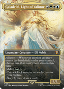 Galadriel, Light of Valinor (Borderless) (Surge Foil) (LTC-542)  Foil - Tales of Middle-earth Commander