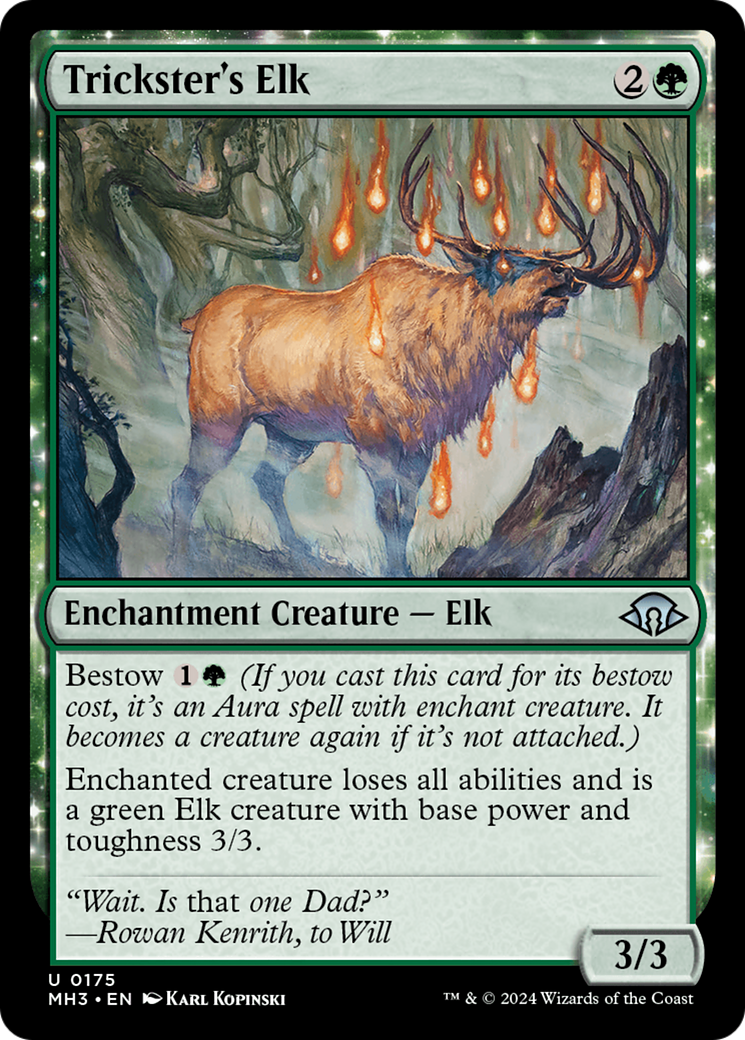Trickster's Elk (MH3-175)  - Modern Horizons 3: (enchantment)