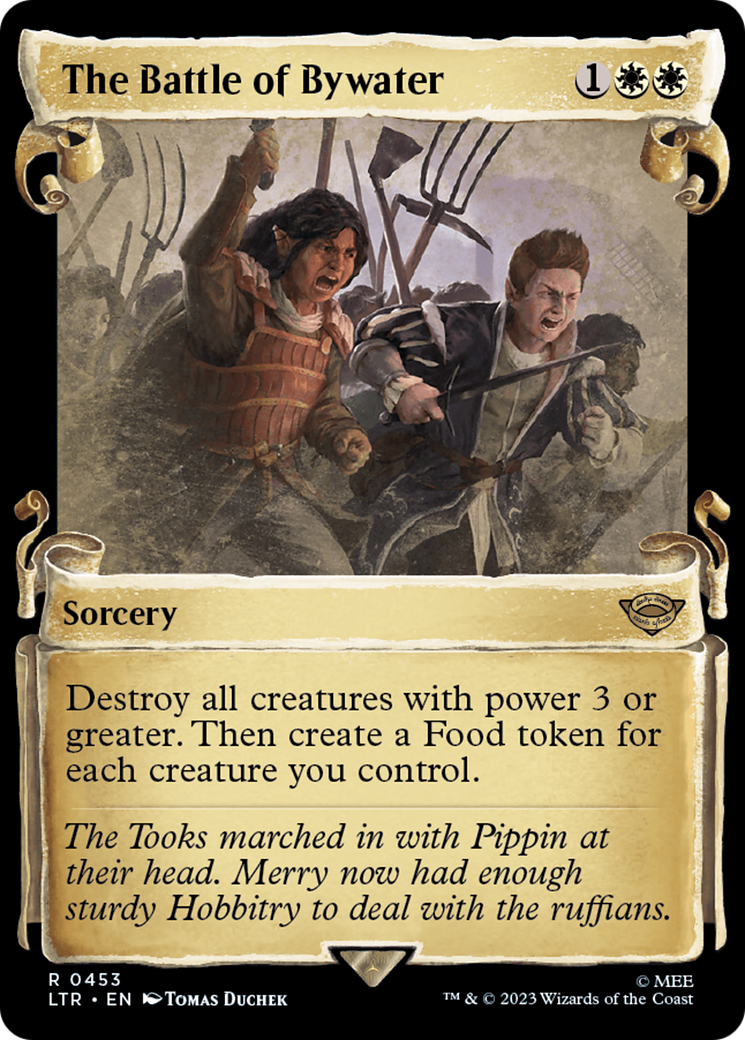 The Battle of Bywater (Showcase Scrolls) (LTR-453)  Foil - The Lord of the Rings: Tales of Middle-earth: (Showcase)
