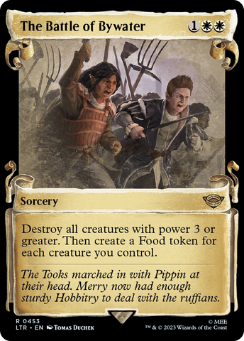The Battle of Bywater (Showcase Scrolls) (LTR-453)  Foil - The Lord of the Rings: Tales of Middle-earth: (Showcase)