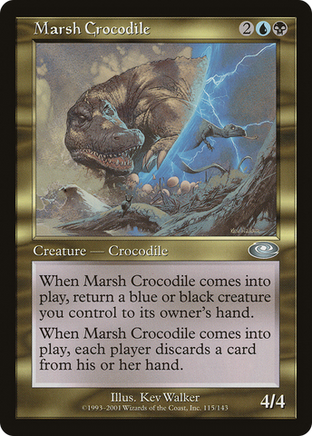 Marsh Crocodile (PLS-115)  - Planeshift