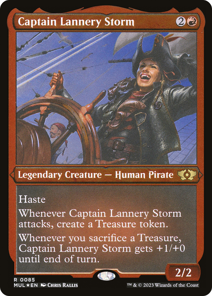 Captain Lannery Storm (Foil Etched) (MUL-085) - Multiverse Legends Foil