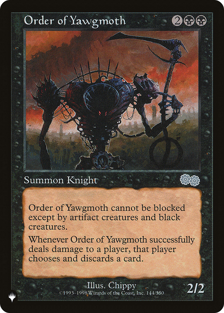 Order of Yawgmoth (LIST-USG-144)  - The List