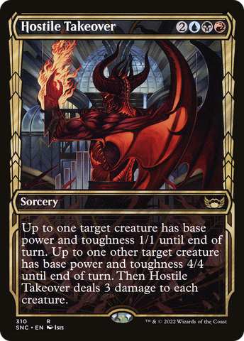 Hostile Takeover (Showcase) (SNC-310)  Foil - Streets of New Capenna: (Showcase)