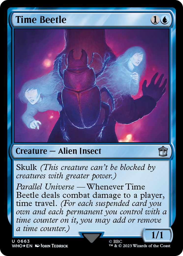 Time Beetle (Surge Foil) (WHO-663)  Foil - Doctor Who
